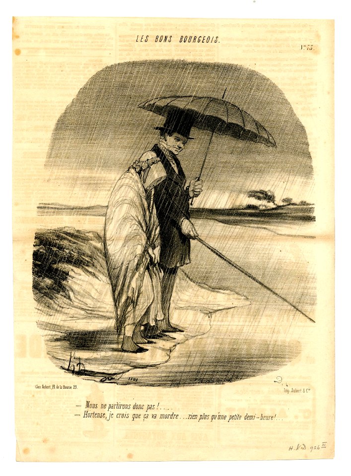 Nous ne partirons donc pas!... (Won't we ever leave!...) (BM 1939,0602.100)