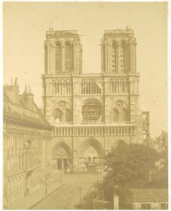 Notre Dame, Paris, 1850s