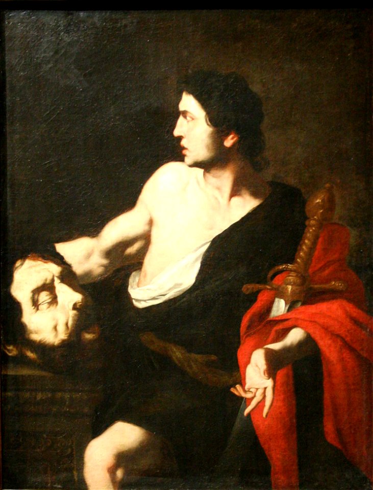 Novelli David et la tête de Goliath