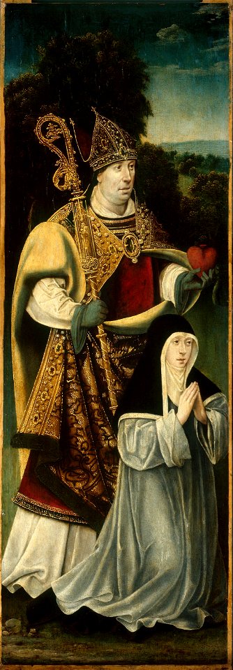 Northern Netherlandish School - Saint Augustine and an Augustinian Canoness - 1933.1041 - Art Institute of Chicago