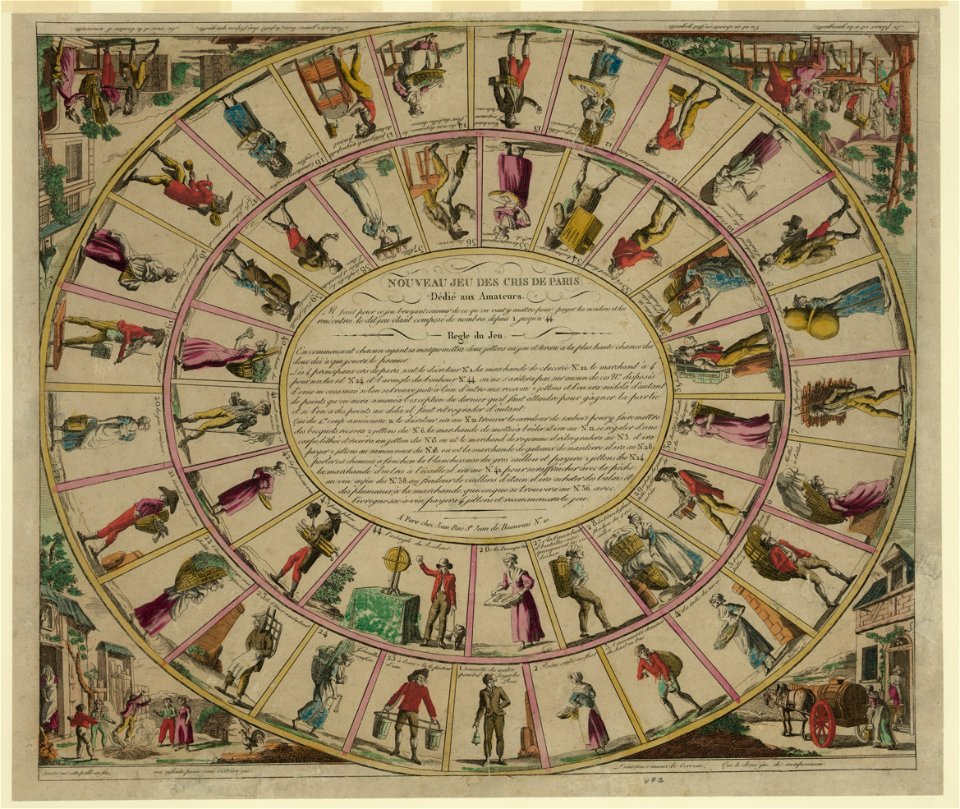 Nouveau jeu des cris de Paris - Library of Congress