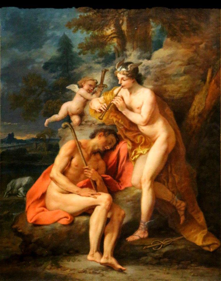 Noël Coypel-Mercure endormant Endymiom