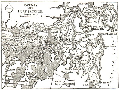 NSRW Sydney and Port Jackson Map
