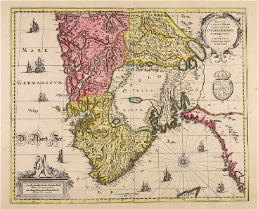 Nova et accurata tabula episcopatuum Stauangriensis Bergensis et Asloiensis vicinarumque aliquot... - CBT 5871594