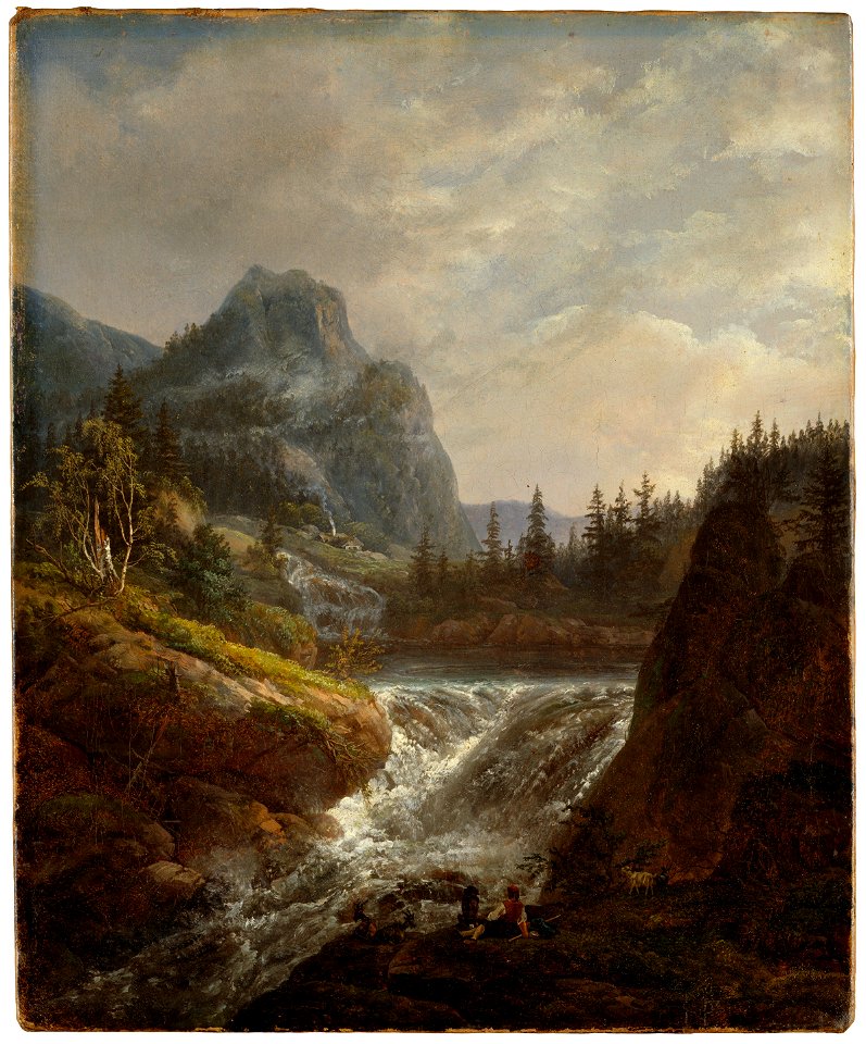 Norwegian Landscape (Johan Christian Dahl) - Nationalmuseum - 19921