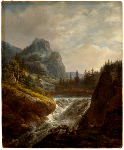 Norwegian Landscape (Johan Christian Dahl) - Nationalmuseum - 19921