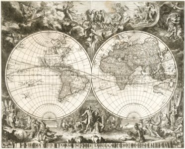 Novissima totius tarrarum orbis tabula, Auctore Hugonis Allardi