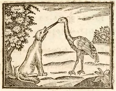 Nouveau syllabaire ingenieux, composé des fables d'Esope, tirées du Labyrinthe de Versailles (page 26 crop)