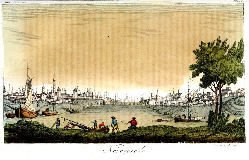 Novgorod Illustration for Il costume antico e moderno by Giulio Ferrario Europa Vol VII pt 2 1831 (13)