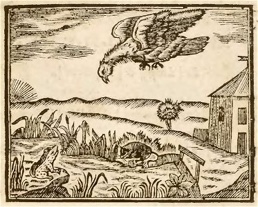 Nouveau syllabaire ingenieux, composé des fables d'Esope, tirées du Labyrinthe de Versailles (page 24 crop)