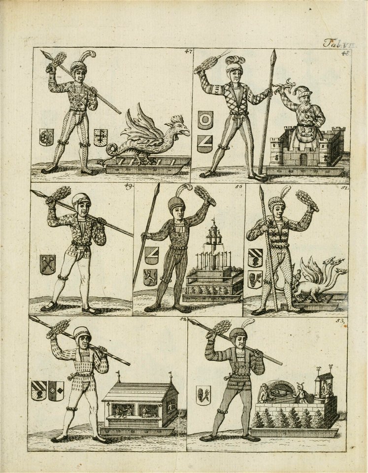 Nuernbergisches Schoenbart-Buch und Gesellenstechen Tafel 7