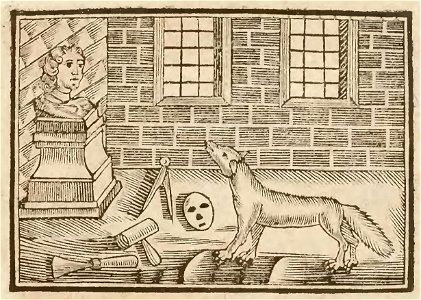 Nouveau syllabaire ingenieux, composé des fables d'Esope, tirées du Labyrinthe de Versailles (page 36 crop)