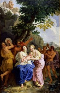 Noël Coypel - Jupiter Raised by the Korybantes, 1701-1705