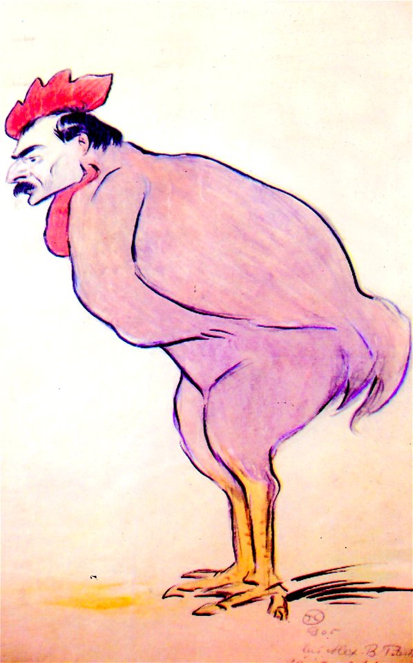 NSPetrescuGaina - Autocaricatura (1905)