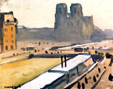Notre-Dame, Floods Albert Marquet (1910)