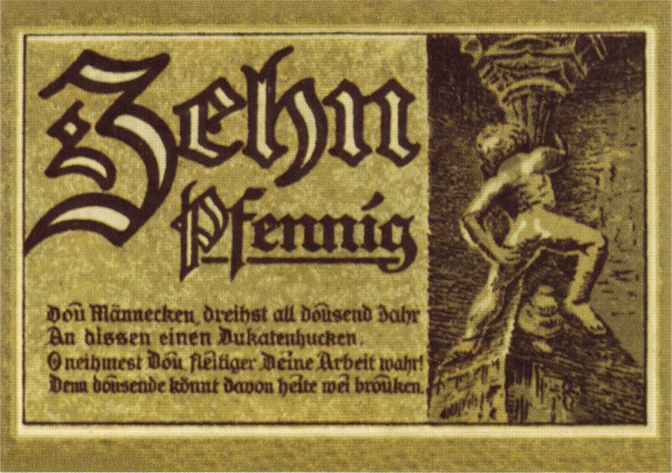 Notgeld Goslar 10 Pf Vorders 1920