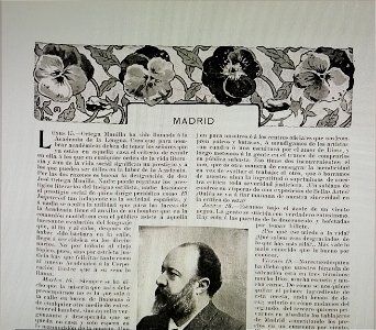 Nuevo Mundo, Madrid, Apr 24th 1901, by Mariano Pedrero