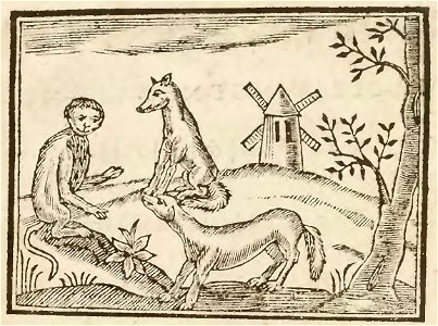 Nouveau syllabaire ingenieux, composé des fables d'Esope, tirées du Labyrinthe de Versailles (page 76 crop)