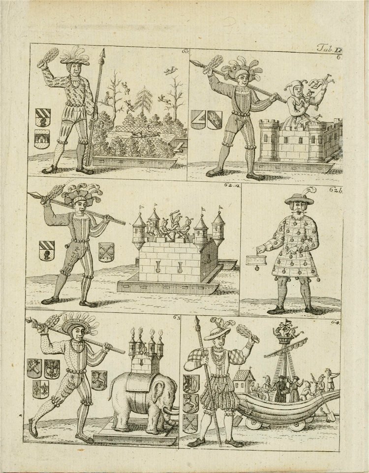 Nuernbergisches Schoenbart-Buch und Gesellenstechen Tafel 9