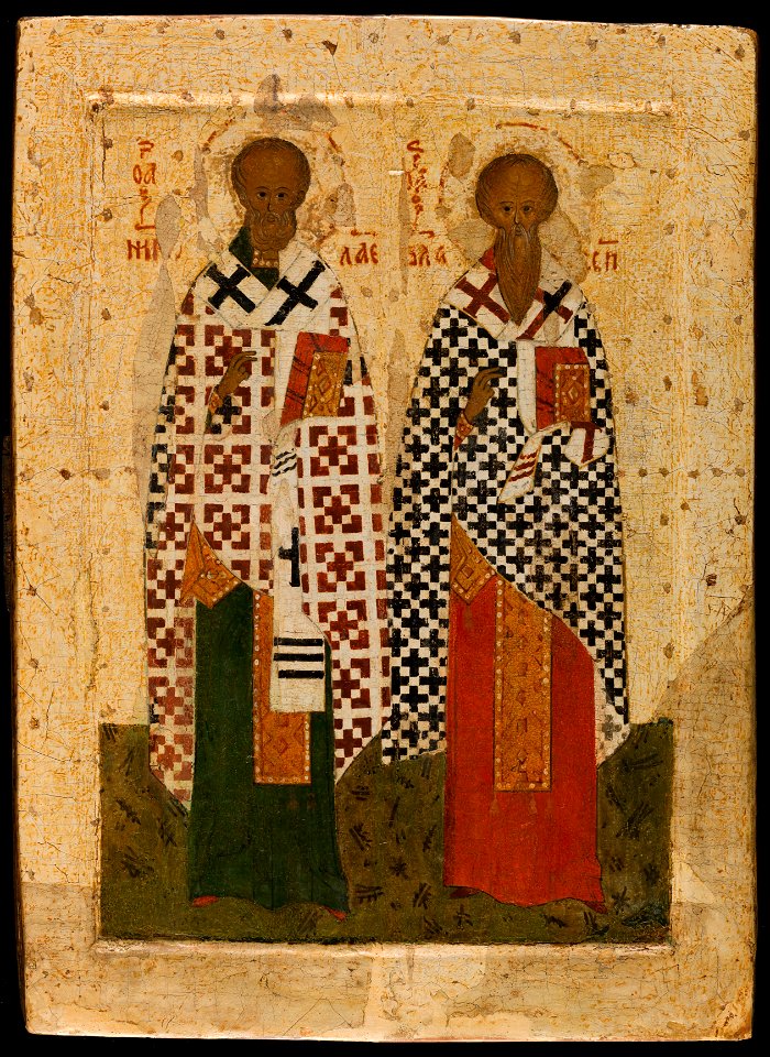 Novgorod (École de la Russie du Nord) - Saint Nicolas et saint Blaise - PPP4906 - Musée des Beaux-Arts de la ville de Paris