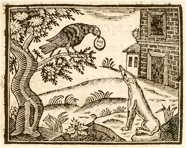Nouveau syllabaire ingenieux, composé des fables d'Esope, tirées du Labyrinthe de Versailles (page 28 crop)