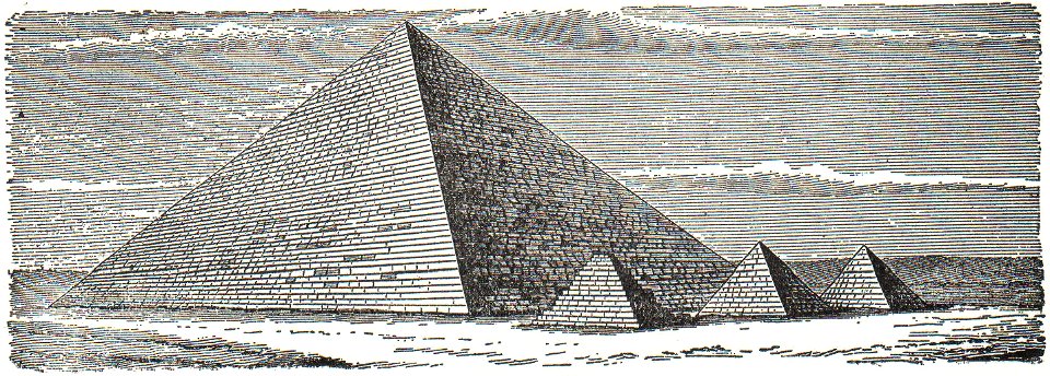 NSRW Pyramid of Cheops. Free illustration for personal and commercial use.