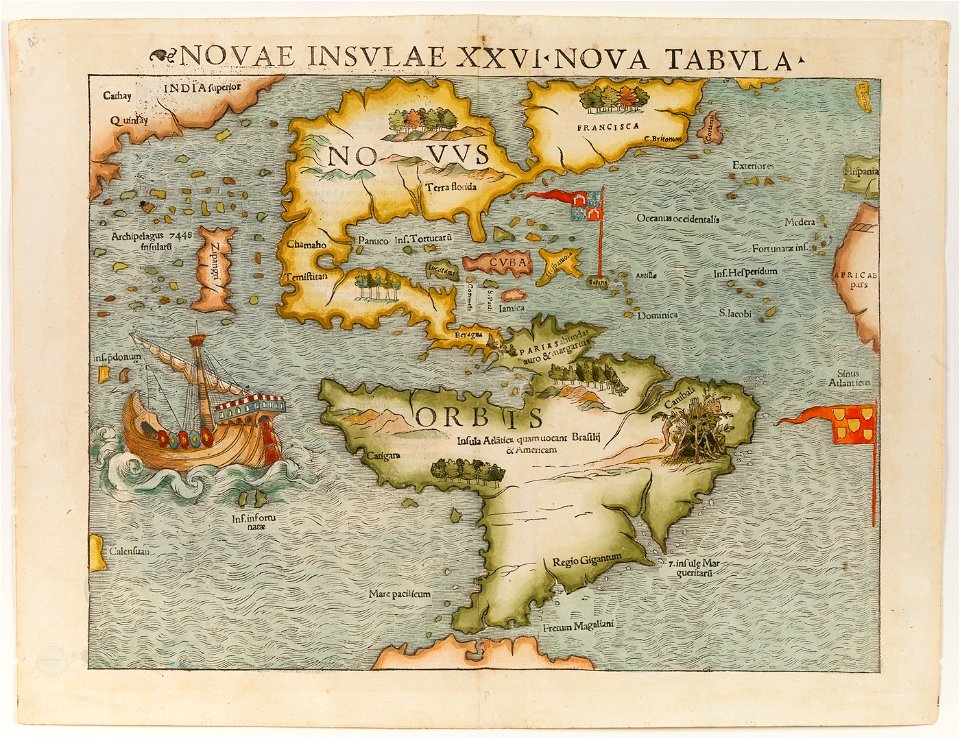 Novae Insulae Nova Tabula (New Map of the New World)