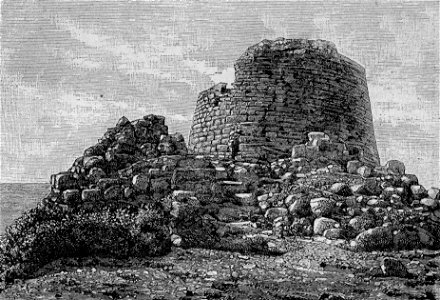 Nuraghi di Toralba (xilografia)