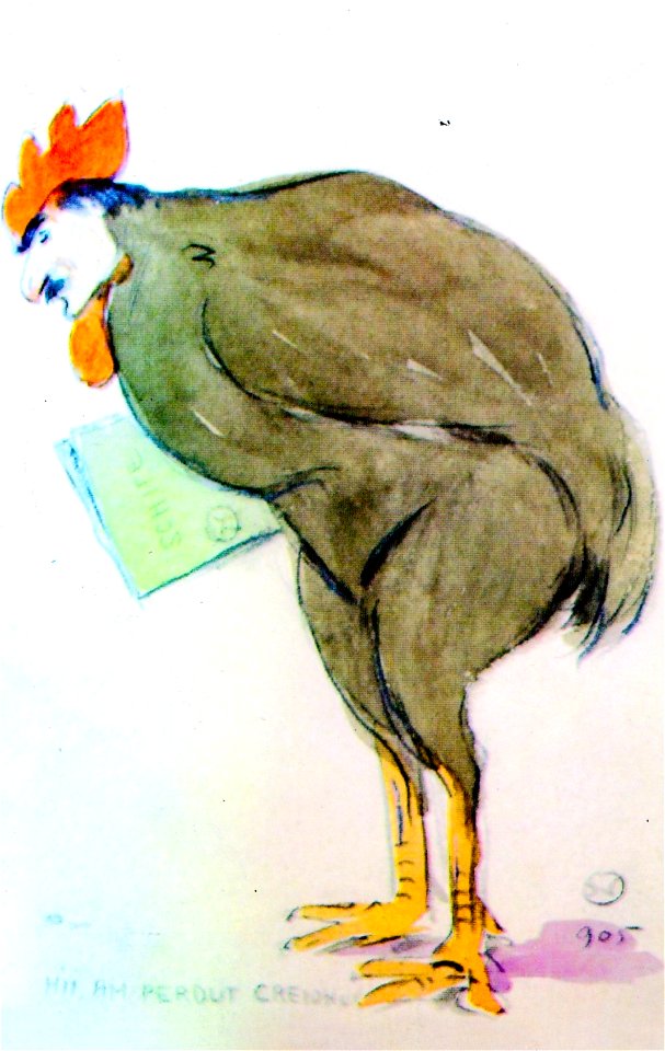 NSPetrescuGaina - Autocaricatura (1905) (1)