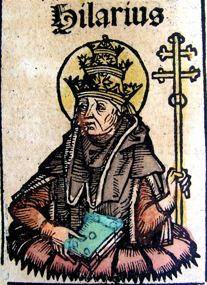 Nuremberg chronicles - Hilarius, Pope (CXXXVIv)