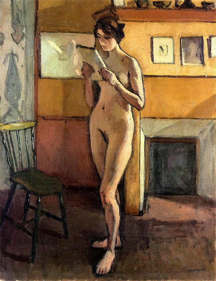 Nude by the Fireplace Albert Marquet (1913)