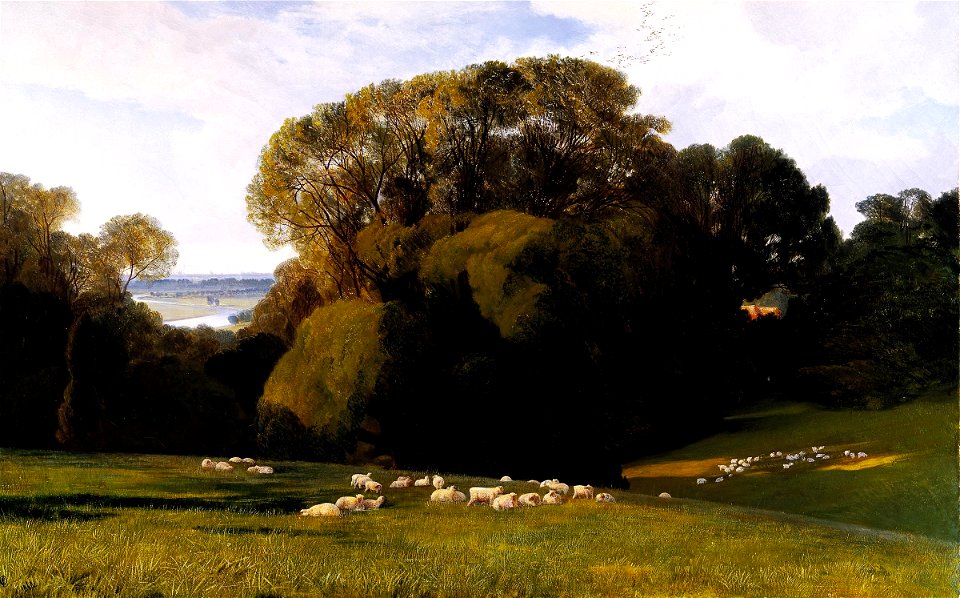Nuneham) by Edward Lear