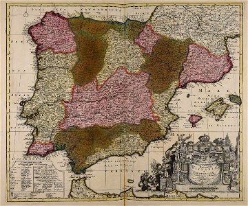 Novissima et accuratissima regnorum Hispaniae et Portugalliae tabula - CBT 5880267