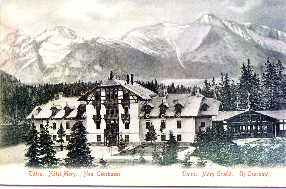 Nové Štrbské Pleso hotel Móry 1910