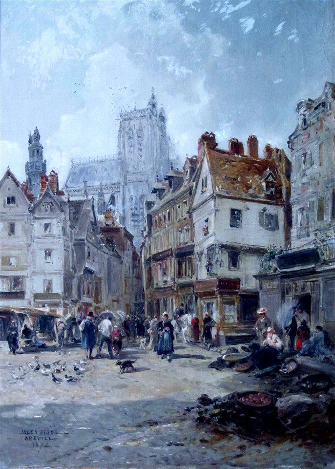Noël, Jules - Feria normanda. Abbeville -1872 ost fRF02