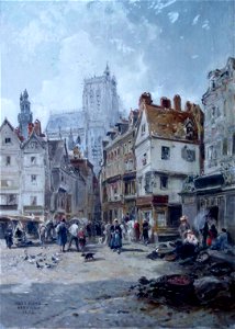 Noël, Jules - Feria normanda. Abbeville -1872 ost fRF02