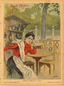 Nuevo Mundo, esperando parroquianos, Sep. 26th 1900, cover by Mariano Pedrero