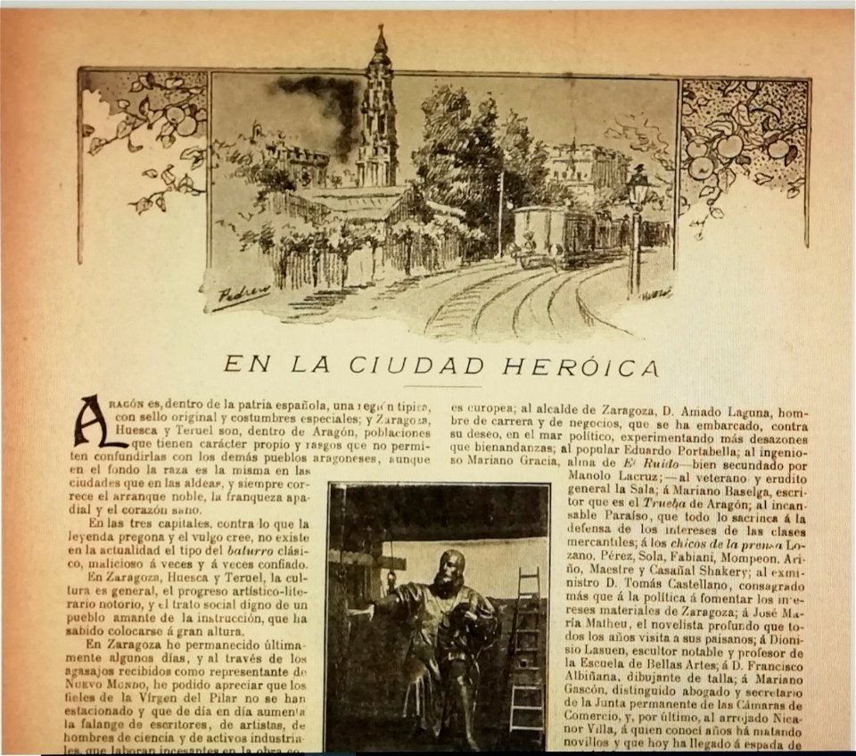 Nuevo Mundo, La Seo, Oct 11th 1899, by Mariano Pedrero