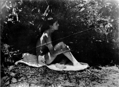 Nude sitting woman by Thomas Eakins