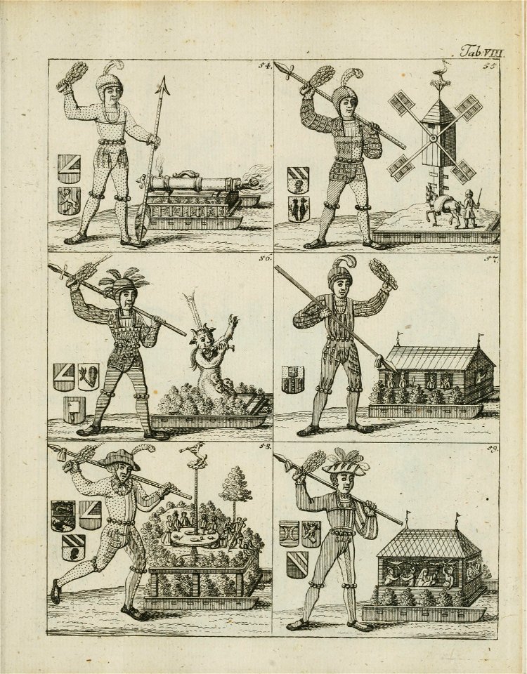 Nuernbergisches Schoenbart-Buch und Gesellenstechen Tafel 8