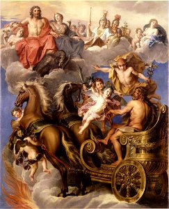 Noël Coypel, Story of Hercules - The Apotheosis of Hercules, 1700