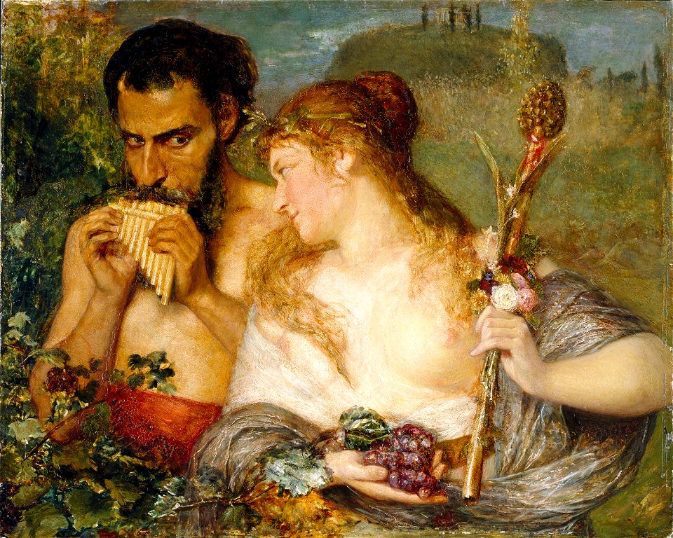 Nymph and Faun (Ernst Josephson) - Nationalmuseum - 20426