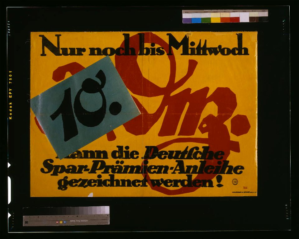 Nur noch bis Mittwoch, 10. Dez., kann die Deutsche Spar-Prämien-Anleihe gezeichnet werden - Bernhard. LCCN2004665840