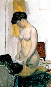 Nu debout, de profil, par Pierre Bonnard