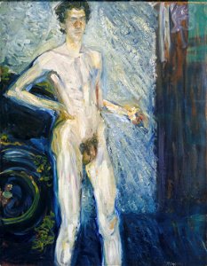 Nude Self-Portrait with Palette Richard Gerstl