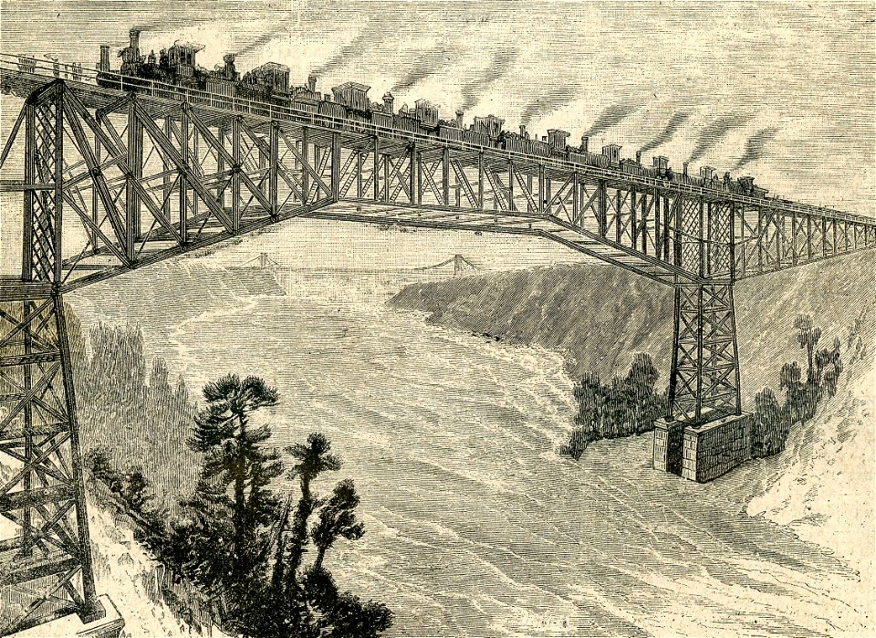 Nuovo ponte in ferro sul Niagara