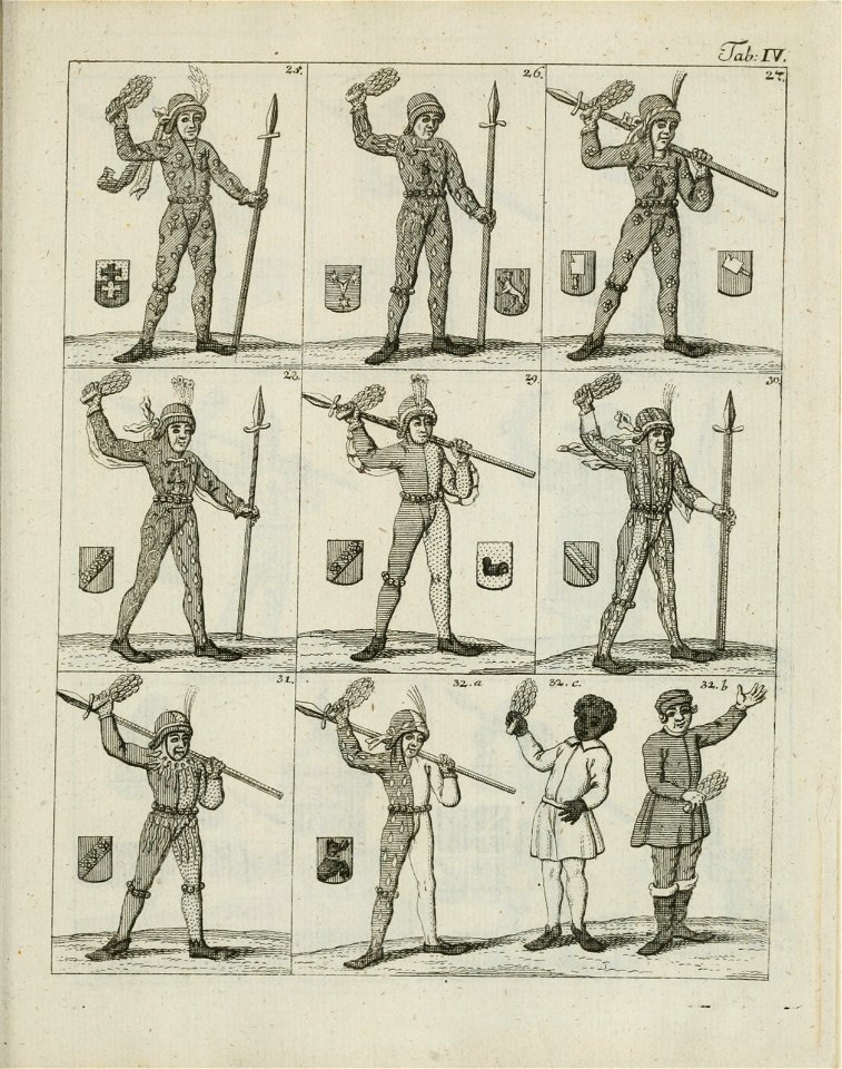 Nuernbergisches Schoenbart-Buch und Gesellenstechen Tafel 4