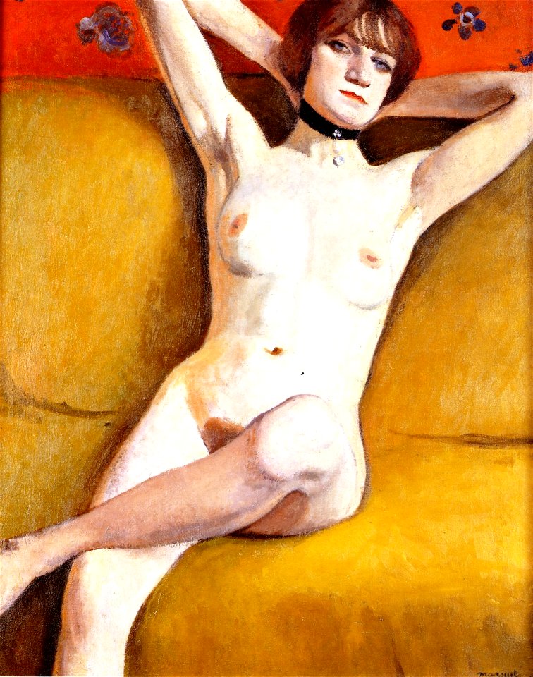 Nude on a Divan Albert Marquet (1912)