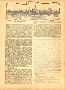 Nuevo Mundo, Madrid, Aug. 30th 1899, by Mariano Pedrero