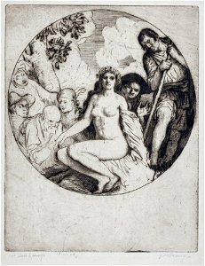 Nymph and Shepherds No.1 - William Strang